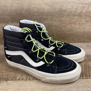 VANS Sk8 Hi Echo DX Anaheim Factory Hair Suede Black/Raven Mens 6.5 Women's 8
